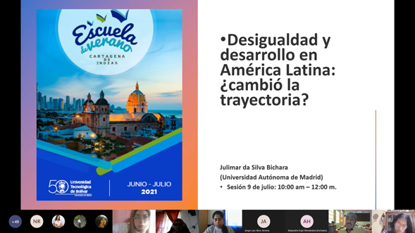 presentaciones de evento escuela verano Universidad Tecnologica Bolivar 
