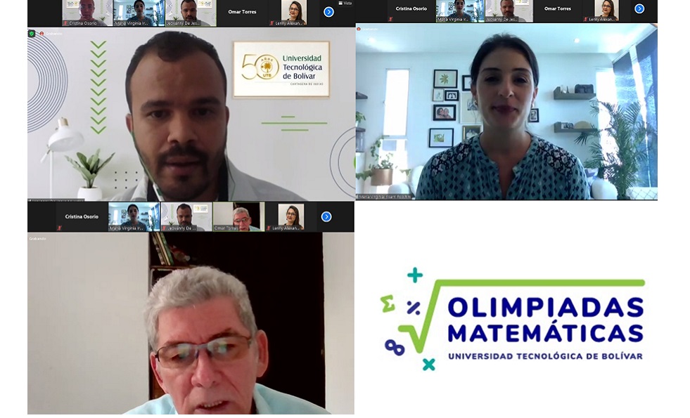 Sesion virtual conversatorio olimpiadas matematicas UTB