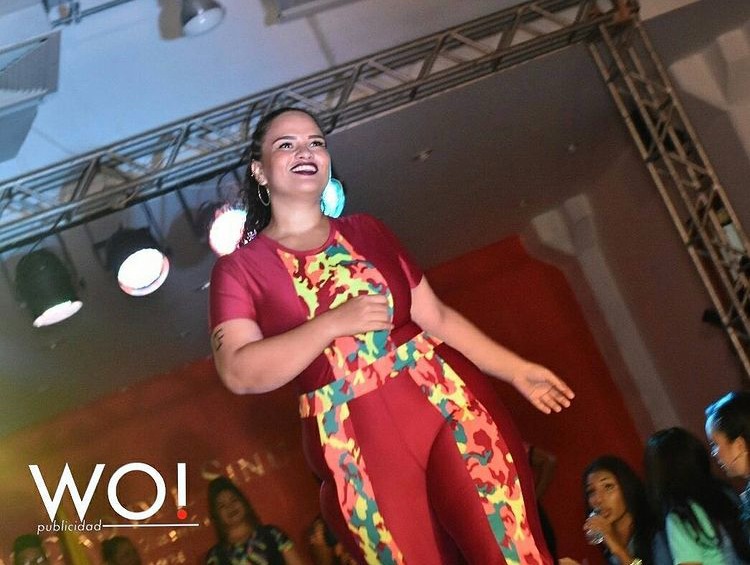 Katherin Quiroga el día del concurso de belleza. Foto de cortesía.