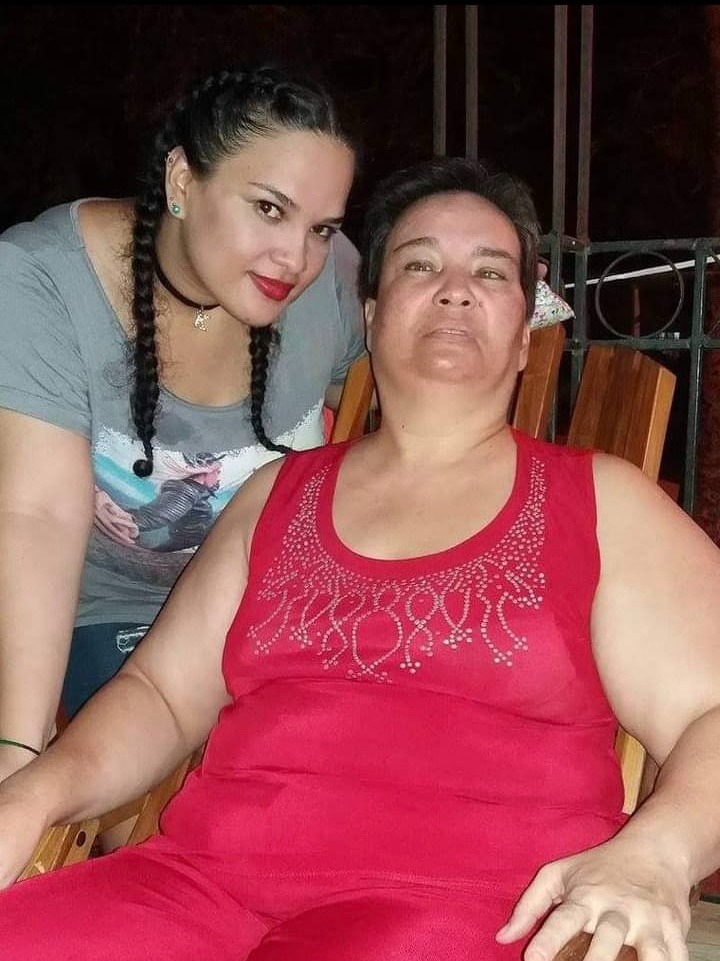 Katherin Quiroga y su madre Gilma Baldiris. Foto de cortesía. 