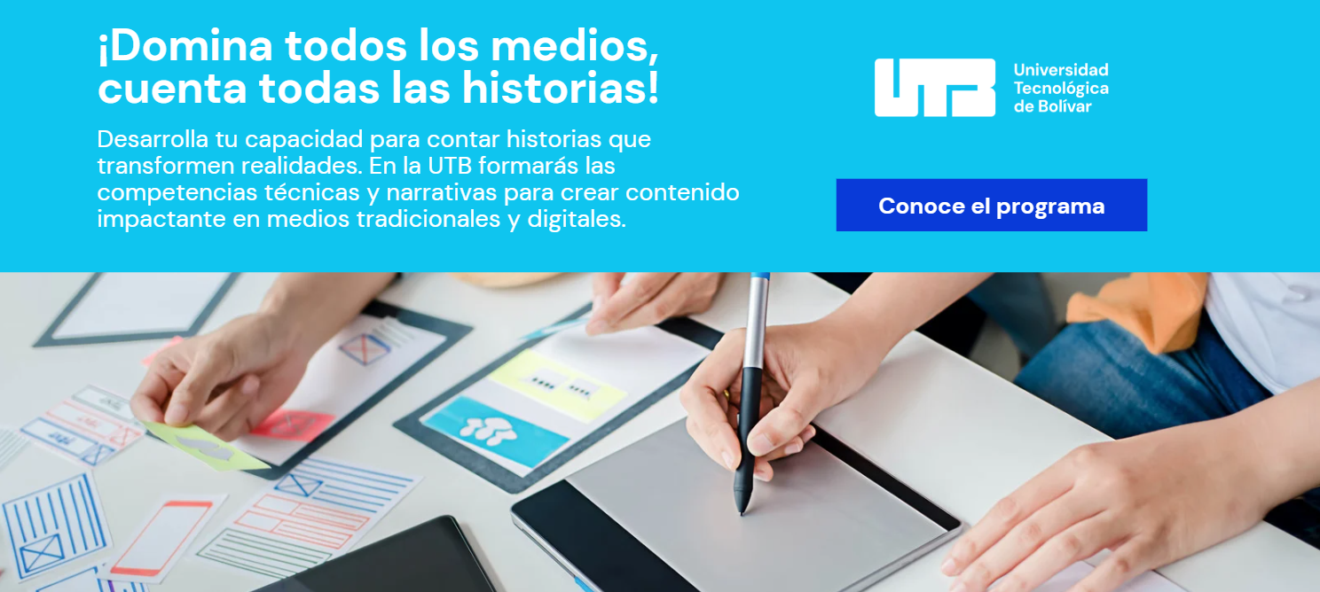 Estudia comunicación social y periodismo en la UTB