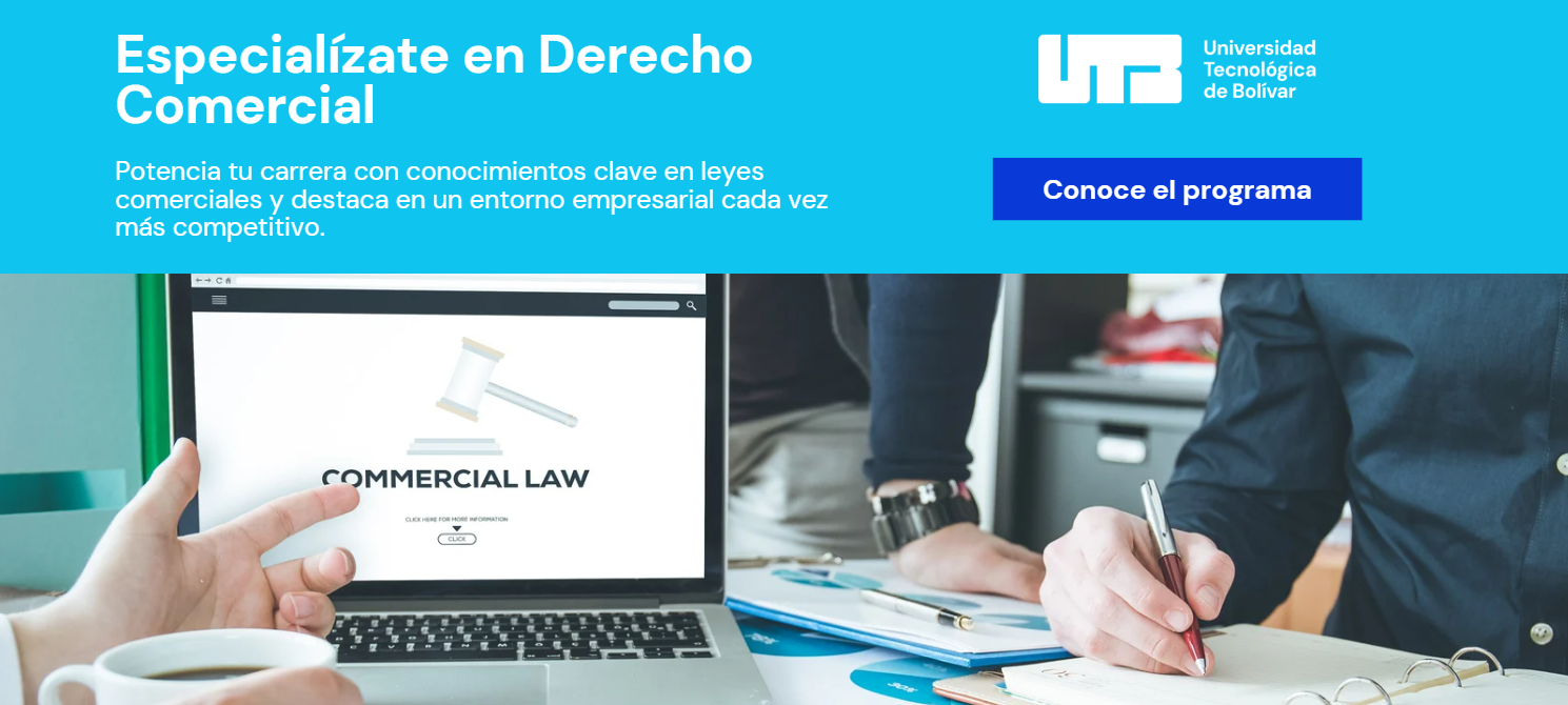 Estudia especialización en Derecho Comercial