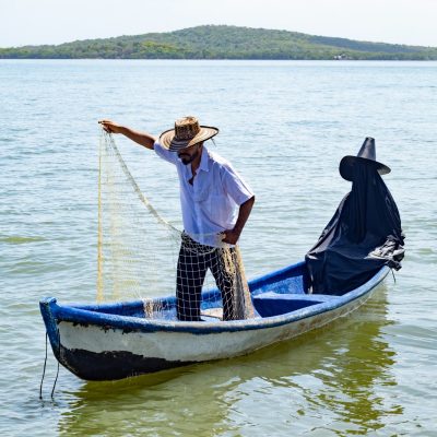Foto tomada durante la producción realizada en  la Isla de Bocachica. // Foto: cortesía Laury T. Herrera