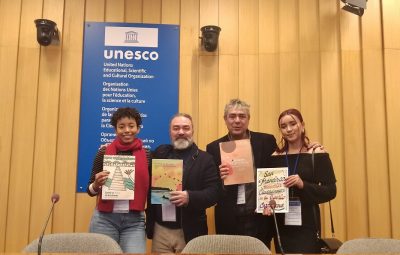 Estudiantes de la UTB presentan proyecto en la UNESCO y conocen el patrimonio cultural de Madrid