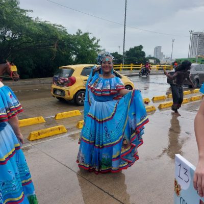 Deysi en el cabildo de Getsemaní. //Foto: Cortesía. 
Deisy Cortés forma parte de la comparsa Bahía de Manga. Su ritmo novembrino también ha llegado a Nueva York.