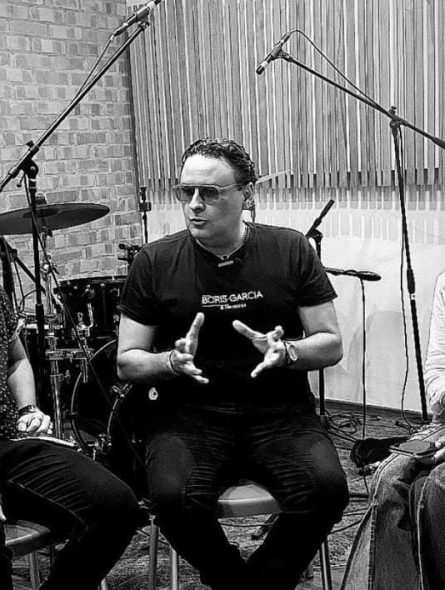 Entrevista a Boris García por Mariana  y Daniel Lorduy. // Foto: Cortesía